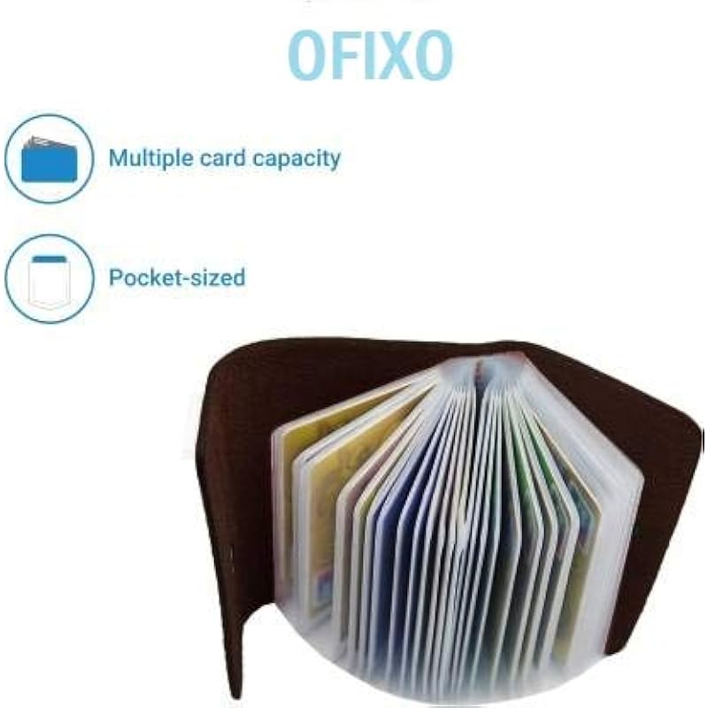 Ofixo Credit Card Holder Protector Credit Card Wallet Slim Metal Credit Card Case For Women Or Men (Dark Black) 2
Ofixo Credit Card Holder Protector Credit Card Wallet Slim Metal Credit Card Case For Women Or Men (Dark Black) 2