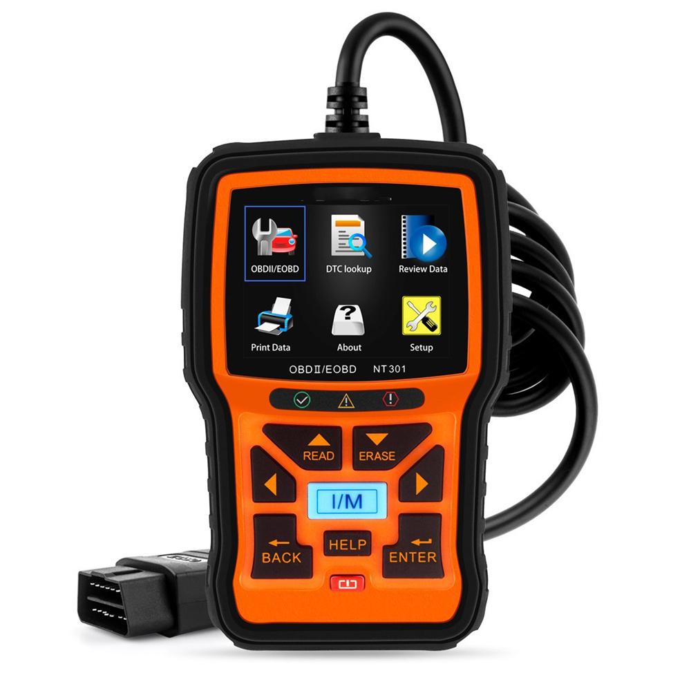 NT301 OBD2 Сканер Профессиональный Чтение Удаление Кодов ODB 2 Automotivo Сканер Автомобильный Диагностический Инструмент с Полной Функцией OBD
NT301 OBD2 Сканер Профессиональный Чтение Удаление Кодов ODB 2 Automotivo Сканер Автомобильный Диагностический Инструмент с Полной Функцией OBD
