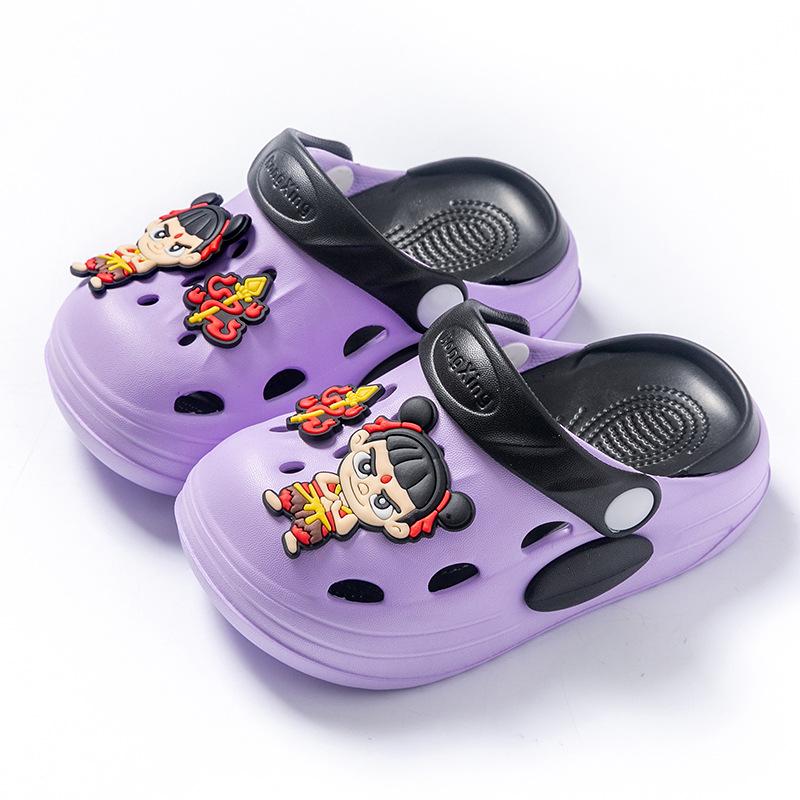 Nezha slippers children s clogs boys summer new cartoon soft-soled indoor baby outdoor beach sandals 40-41Inner Length24cm фіолетовий
Nezha slippers children s clogs boys summer new cartoon soft-soled indoor baby outdoor beach sandals 40-41Inner Length24cm фіолетовий