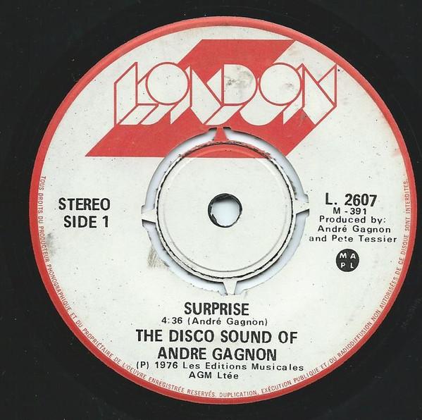 7inch Record ANDR GAGNON Surprise L2607 London Records 1976 Canada SoulFunk Used
7inch Record ANDR GAGNON Surprise L2607 London Records 1976 Canada SoulFunk Used