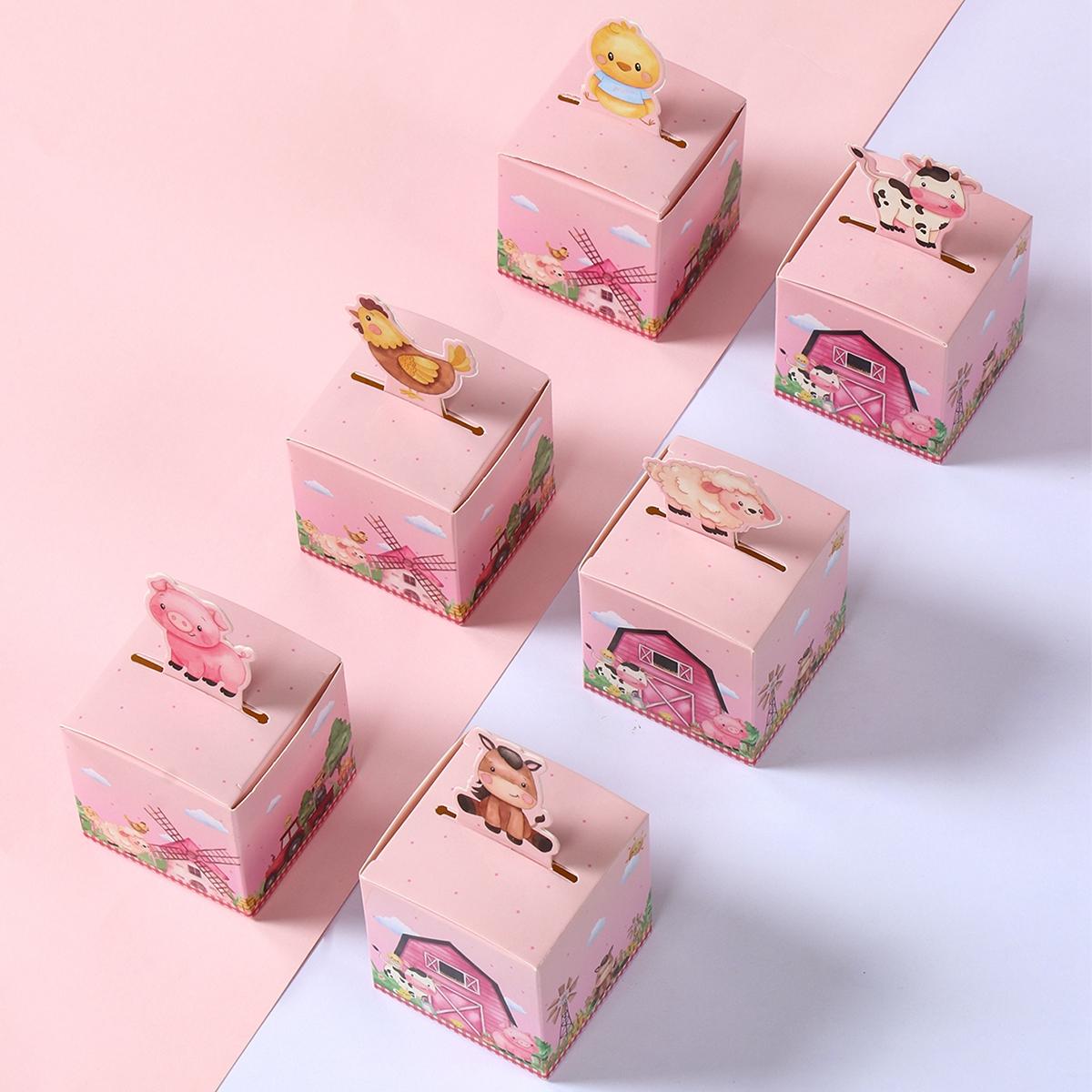 24PCS Farm Animal Candy Gift Boxes Farm Animal Theme Birthday Party Decor Supplies Cartoon Animal Cookie Gift Packaging Box other
24PCS Farm Animal Candy Gift Boxes Farm Animal Theme Birthday Party Decor Supplies Cartoon Animal Cookie Gift Packaging Box other