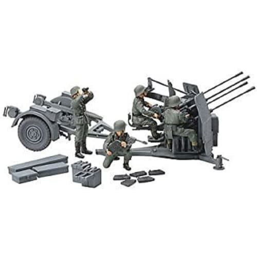 TAMIYA 1/48 Military Miniature Series No.54 German Army 20mm Quadruple Anti-aircraft Gun Type 38 Plastic Model 32554
TAMIYA 1/48 Military Miniature Series No.54 German Army 20mm Quadruple Anti-aircraft Gun Type 38 Plastic Model 32554