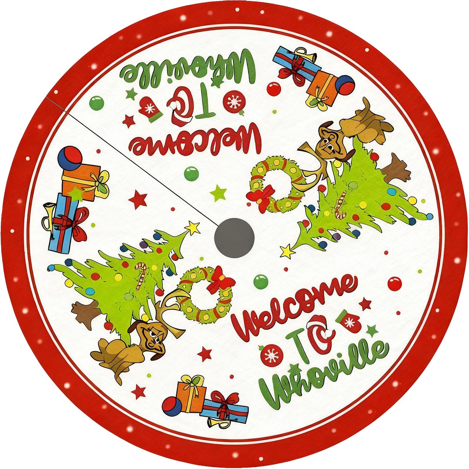 Stamping Plush Christmas Tree Skirt High Luxury Christmas Floor Mat Christmas Tree Carpet Decoration One Size
Stamping Plush Christmas Tree Skirt High Luxury Christmas Floor Mat Christmas Tree Carpet Decoration One Size