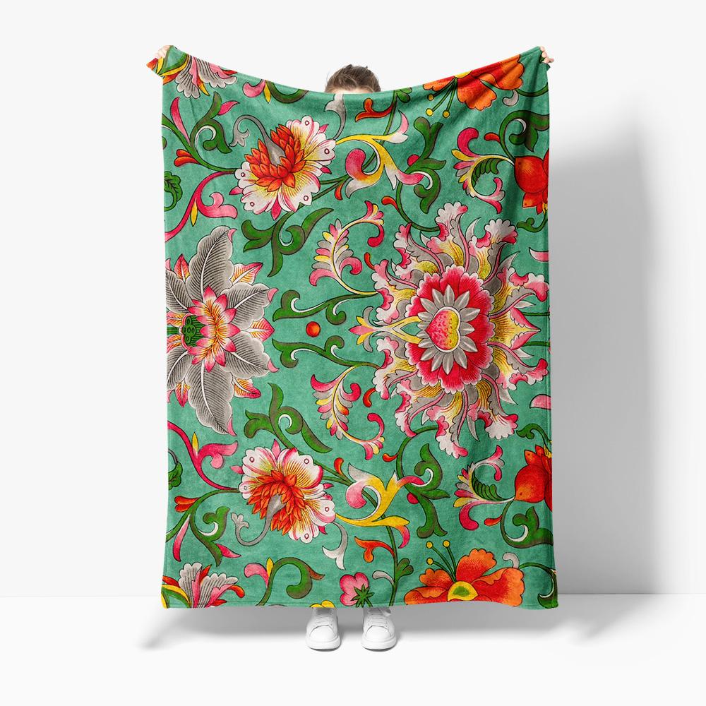 Floral Pattern Blanket Soft Fleece Throw Blanket Bed Sofa Decorative Throw Cover Gift 75x90cm
Floral Pattern Blanket Soft Fleece Throw Blanket Bed Sofa Decorative Throw Cover Gift 75x90cm