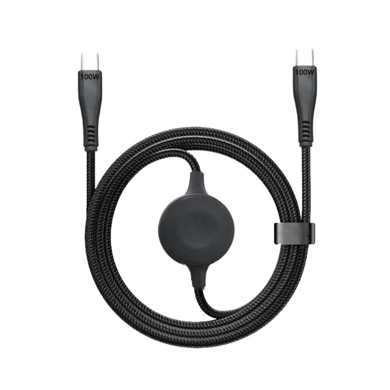 100W Type C To Type C Fast Charging Cable Wireless Charging Cord For Smartwatch And Phone Easy To Carry 1
100W Type C To Type C Fast Charging Cable Wireless Charging Cord For Smartwatch And Phone Easy To Carry 1