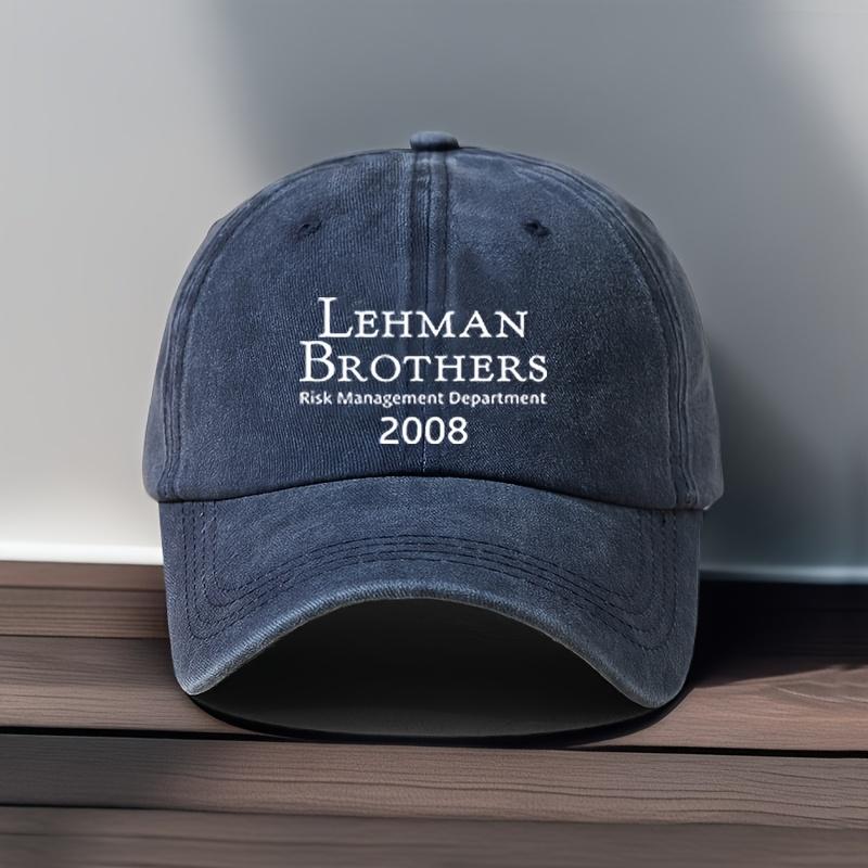 Вінтажна бейсболка Регульована посадка Легка Дихаюча З принтом LEHMAN BROTHERS Ідеально підходить для активного відпочинку на природі One Size
Вінтажна бейсболка Регульована посадка Легка Дихаюча З принтом LEHMAN BROTHERS Ідеально підходить для активного відпочинку на природі One Size