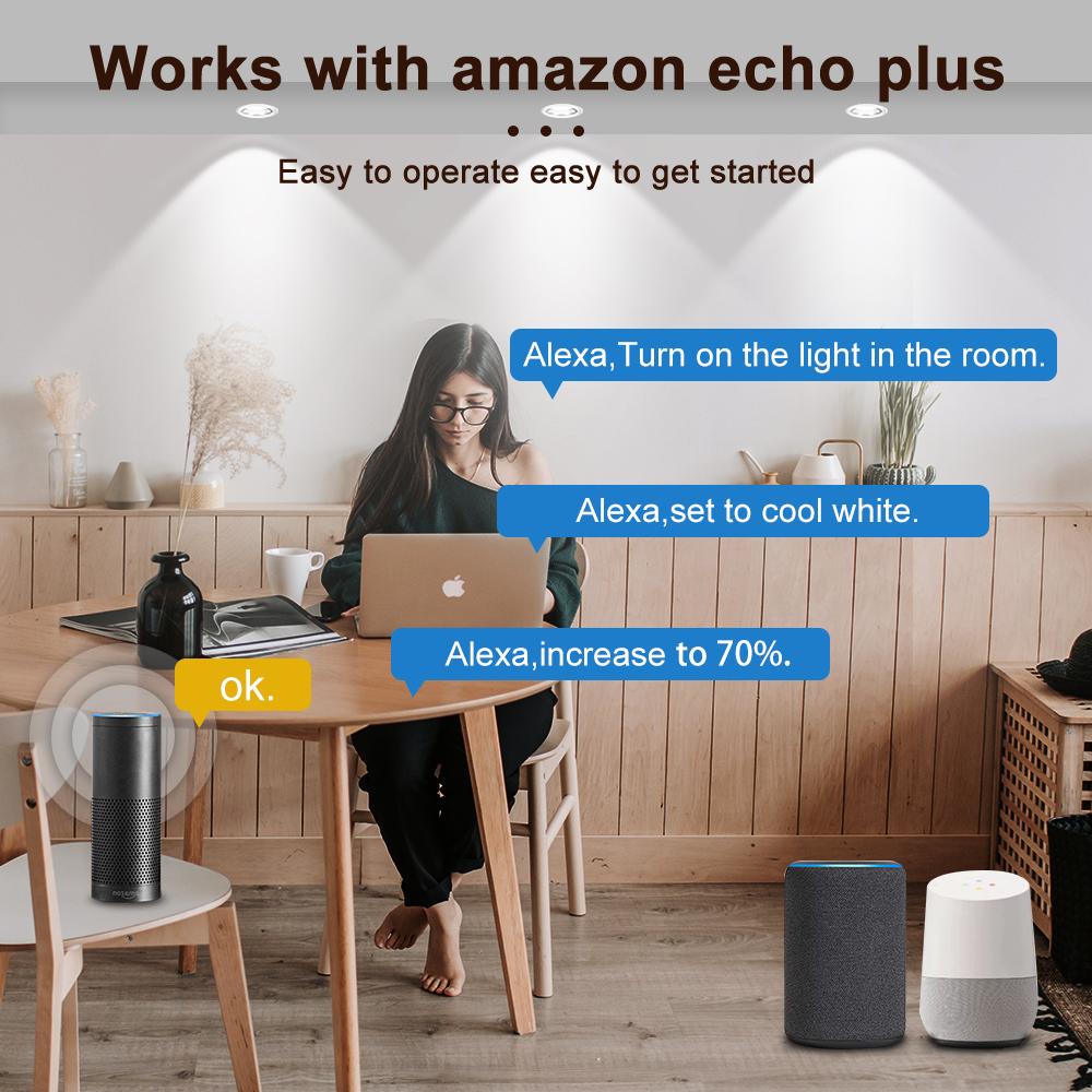 GLEDOPTO ZigBee3.0 6 Вт RGBCCT Светодиодный потолочный светильник Умный потолочный встраиваемый App Voice Alexa ZigBee2mqtt Conbee Tuya
GLEDOPTO ZigBee3.0 6 Вт RGBCCT Светодиодный потолочный светильник Умный потолочный встраиваемый App Voice Alexa ZigBee2mqtt Conbee Tuya