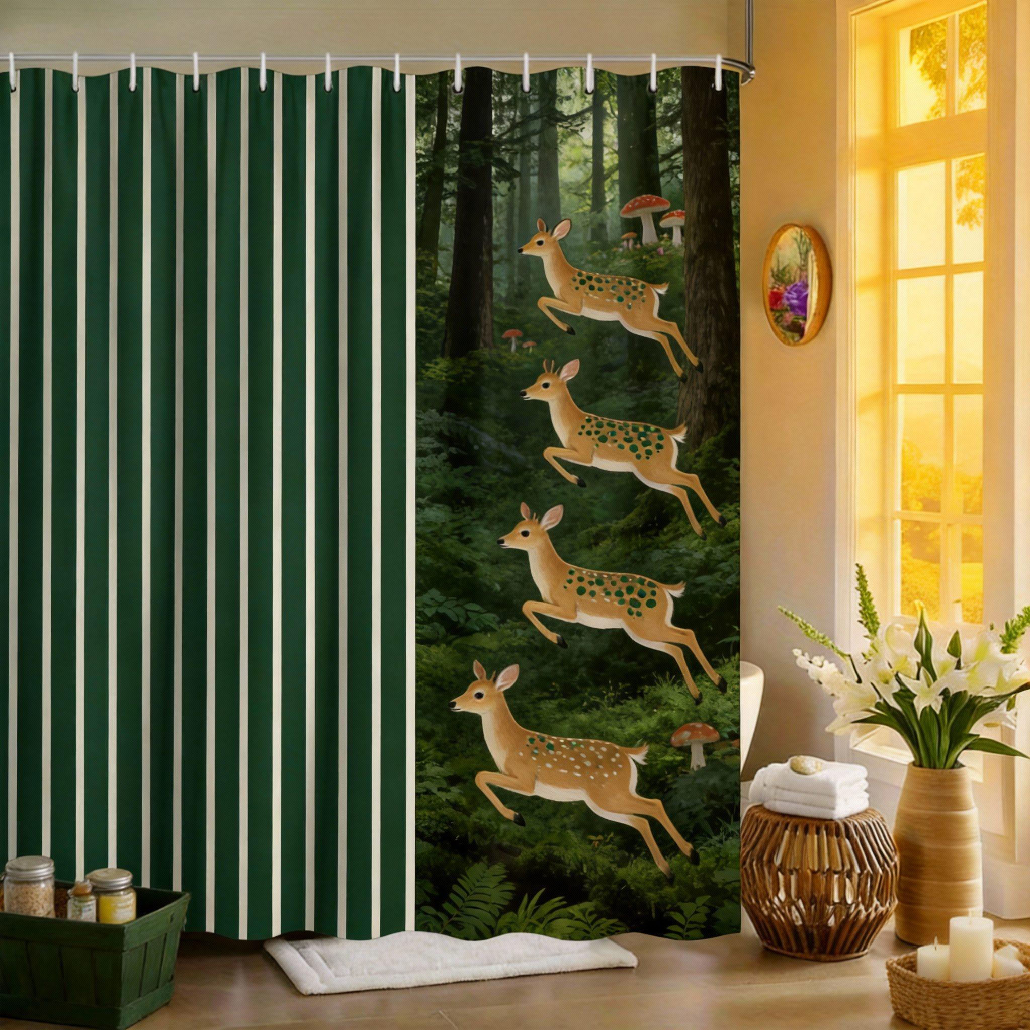 Modern Shower Curtain 180X180Cm – Minimalist Vertical Stripes In Blue Yellow Brown, Geometric Bathroom Decor, 12 Hooks W60H190(CM)-1 Pcs
Modern Shower Curtain 180X180Cm – Minimalist Vertical Stripes In Blue Yellow Brown, Geometric Bathroom Decor, 12 Hooks W60H190(CM)-1 Pcs