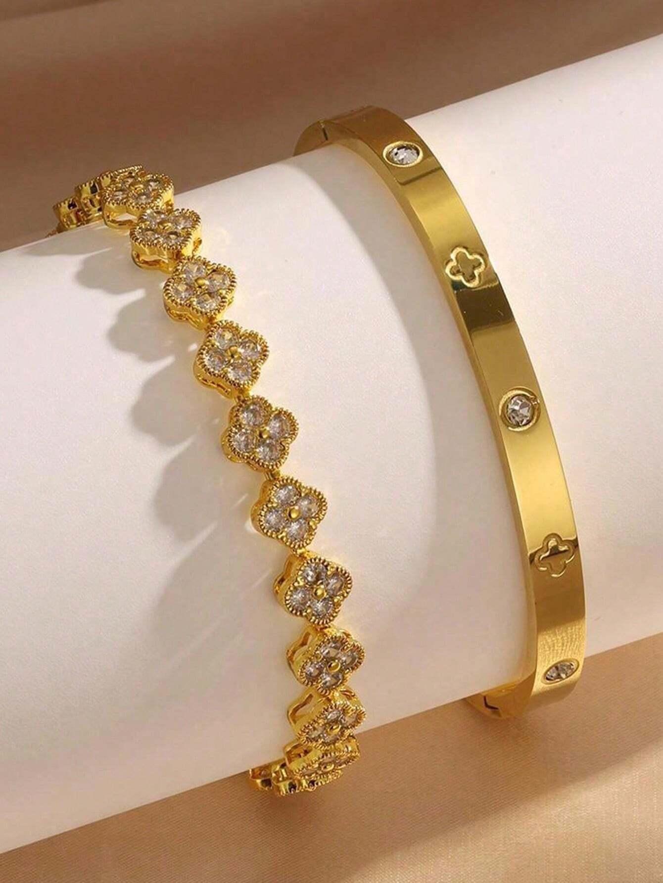 RAKOL Нежный женский браслет Клевер на удачу Высококачественная нержавеющая сталь Цвета Моранди Блестящий циркон Инкрустированный Шарм Ювелирное украшение Подарок
RAKOL Нежный женский браслет Клевер на удачу Высококачественная нержавеющая сталь Цвета Моранди Блестящий циркон Инкрустированный Шарм Ювелирное украшение Подарок