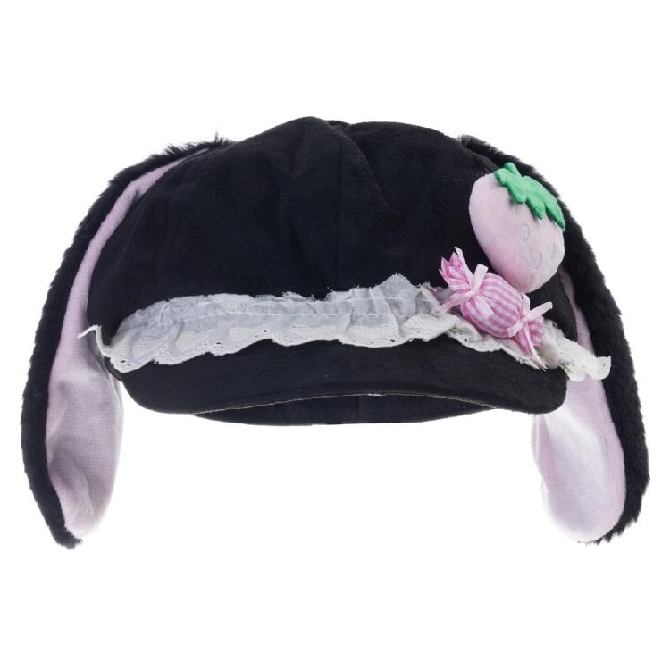Rabbit Ears Beret Cap for Women Girl Anime Event Cotton Subcultural Octagonal Hat For Fashion And Cosplay Event Photowear чорний
Rabbit Ears Beret Cap for Women Girl Anime Event Cotton Subcultural Octagonal Hat For Fashion And Cosplay Event Photowear чорний