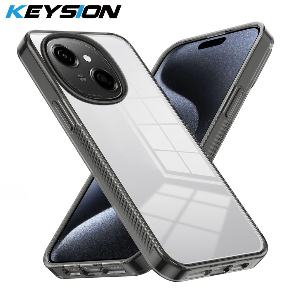 KEYSION Transparent Case for TECNO Spark Go 1 1S Go 2025 TPU+PC Anti-slip HD Clear Shockproof Phone Cover for Tecno Pop 9 4G for Tecno Pop 9 4G чорний
KEYSION Transparent Case for TECNO Spark Go 1 1S Go 2025 TPU+PC Anti-slip HD Clear Shockproof Phone Cover for Tecno Pop 9 4G for Tecno Pop 9 4G чорний