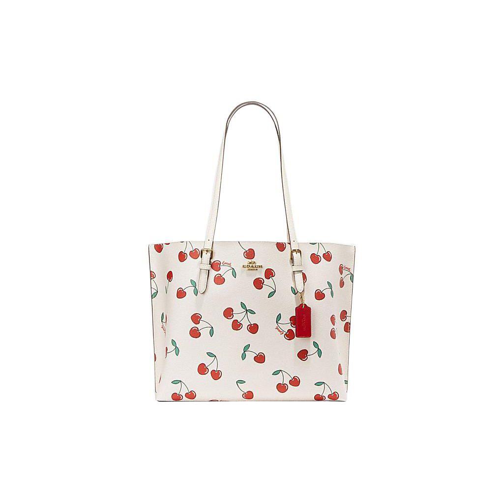 Coach Mollie Heart Cherry Print Leather Tote Bag Women tote White CE627-IMCAH Basic Set (Bag+Dust Bag)
Coach Mollie Heart Cherry Print Leather Tote Bag Women tote White CE627-IMCAH Basic Set (Bag+Dust Bag)
