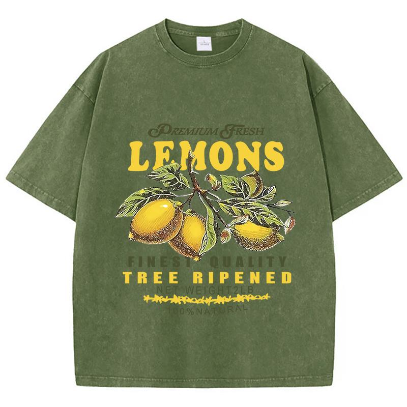 Summer Fresh Lemons Prints Washed TShirts Womens Cotton Oversized ONeck Tops Street Vintage Short Sleeve Casual Woman Clothes S
Summer Fresh Lemons Prints Washed TShirts Womens Cotton Oversized ONeck Tops Street Vintage Short Sleeve Casual Woman Clothes S