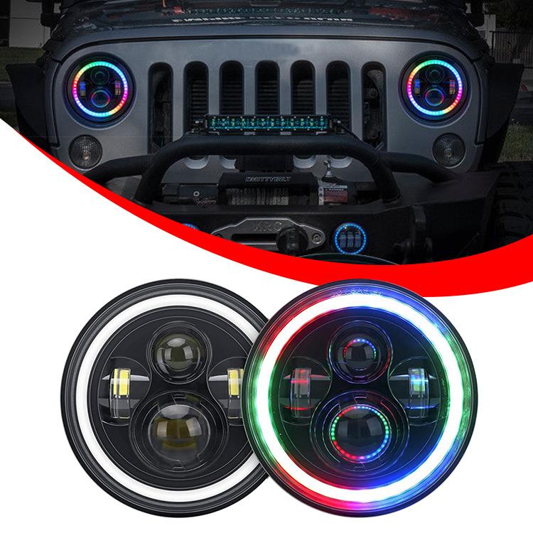 Применимо7-дюймовый Jeep Wranglerledфара Magic ColorRGBАнгельский глаз фара Wrangler модифицированная фара
Применимо7-дюймовый Jeep Wranglerledфара Magic ColorRGBАнгельский глаз фара Wrangler модифицированная фара