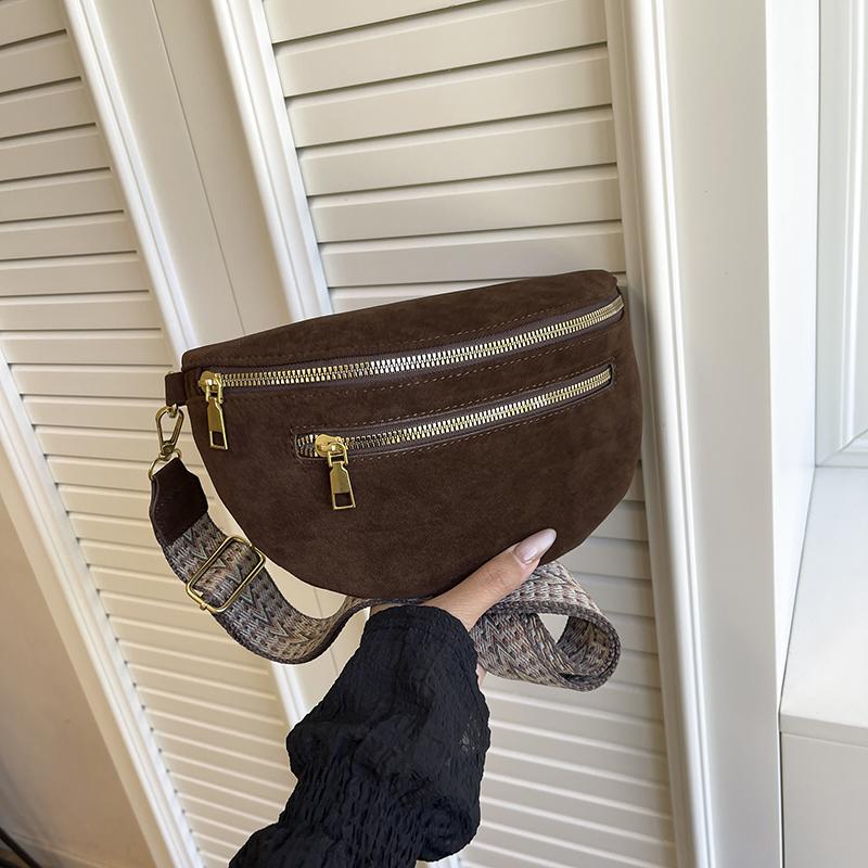 Fashion Simple Woman Waist Bag Suede Leather Chest Pack Luxury Belt Bag phone Purse Leisure Ladies Shoulder Crossbody Bags
Fashion Simple Woman Waist Bag Suede Leather Chest Pack Luxury Belt Bag phone Purse Leisure Ladies Shoulder Crossbody Bags