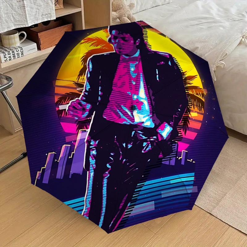 1pc Michael Jackson Automatic Folding Umbrella, Portable Collapsible Design, Casual Outdoor Accessory L1202017
1pc Michael Jackson Automatic Folding Umbrella, Portable Collapsible Design, Casual Outdoor Accessory L1202017