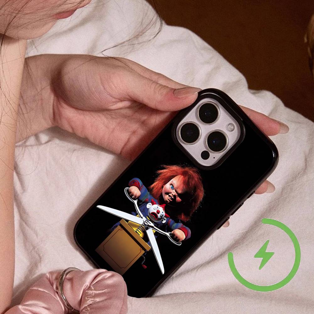 H-Horror Chucky Doll For Magsafe Wireless Charge Case For IPhone 17 16 15 14 13 12 11 15 Pro Max Magnetic Cover iPhone 16 pro
H-Horror Chucky Doll For Magsafe Wireless Charge Case For IPhone 17 16 15 14 13 12 11 15 Pro Max Magnetic Cover iPhone 16 pro