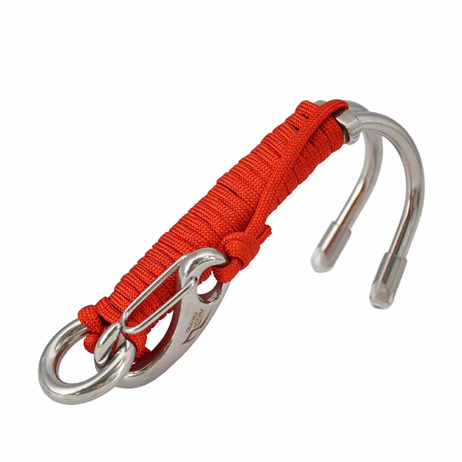 Двуглавый дайверский крюк – Устойчивый к морской воде Крюк со страховочным тросом, Дайверское оборудование One Size
Двуглавый дайверский крюк – Устойчивый к морской воде Крюк со страховочным тросом, Дайверское оборудование One Size