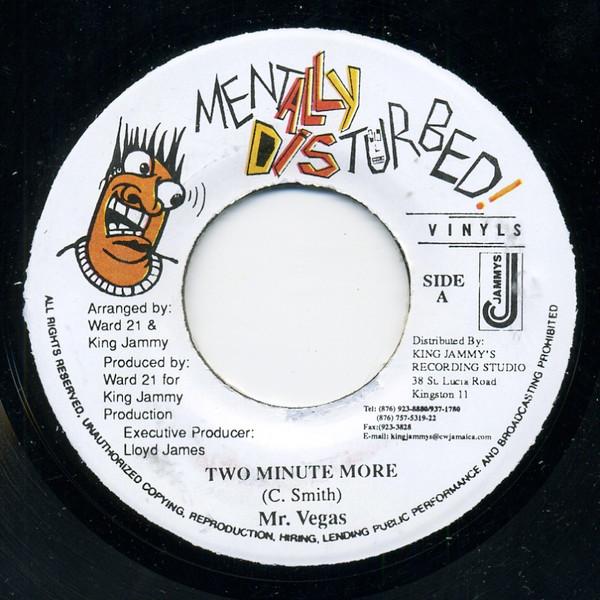 7inch Record MR. VEGAS - Two Minute More NONE Mentally Distur 2000 Jamaica Reggae, Ska & Dub Used
7inch Record MR. VEGAS - Two Minute More NONE Mentally Distur 2000 Jamaica Reggae, Ska & Dub Used