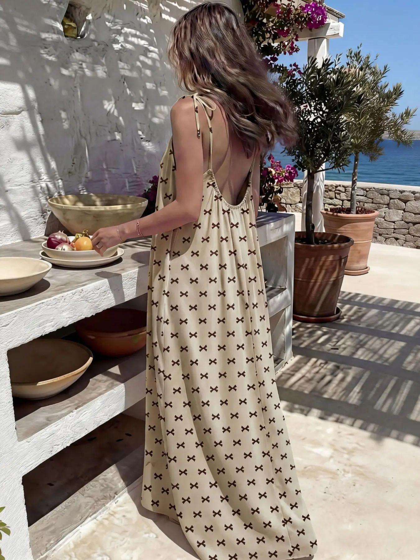 Women s Spaghetti Strap Backless Printed Dress for Home and Beach (2026) XXXL
Women s Spaghetti Strap Backless Printed Dress for Home and Beach (2026) XXXL