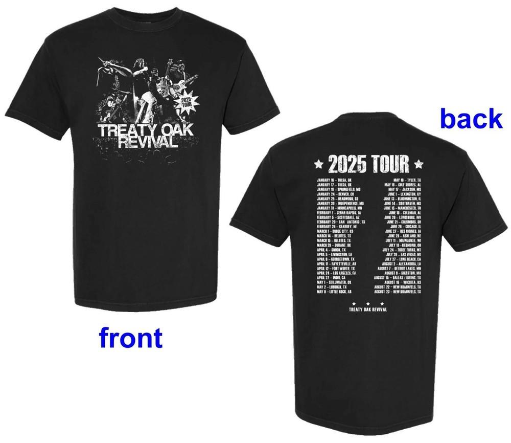 Treaty Oak Revival 2025 Tour Unisex All Size S-5XL T-Shirt hot Unisex T-Shirt XXXL
Treaty Oak Revival 2025 Tour Unisex All Size S-5XL T-Shirt hot Unisex T-Shirt XXXL