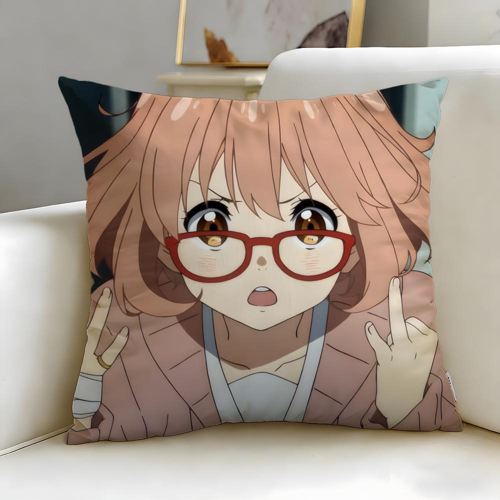 Классический аниме Beyond the Boundary Наволочка Мягкая Легко стираемая Чехол для подушки Универсальный для дивана кровати путешествий и офиса 30X30cm
Классический аниме Beyond the Boundary Наволочка Мягкая Легко стираемая Чехол для подушки Универсальный для дивана кровати путешествий и офиса 30X30cm