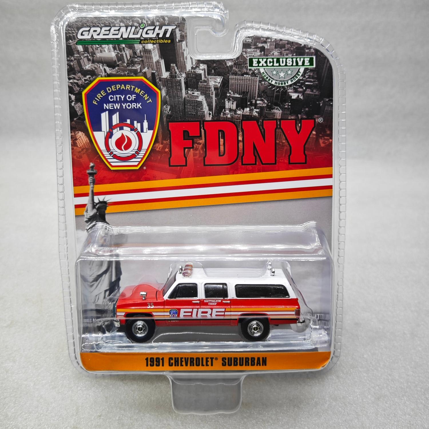 GreenLight 1:64 1991 Suburban - New York Fire Department simulation mini car model collection decoration car toy gift
GreenLight 1:64 1991 Suburban - New York Fire Department simulation mini car model collection decoration car toy gift