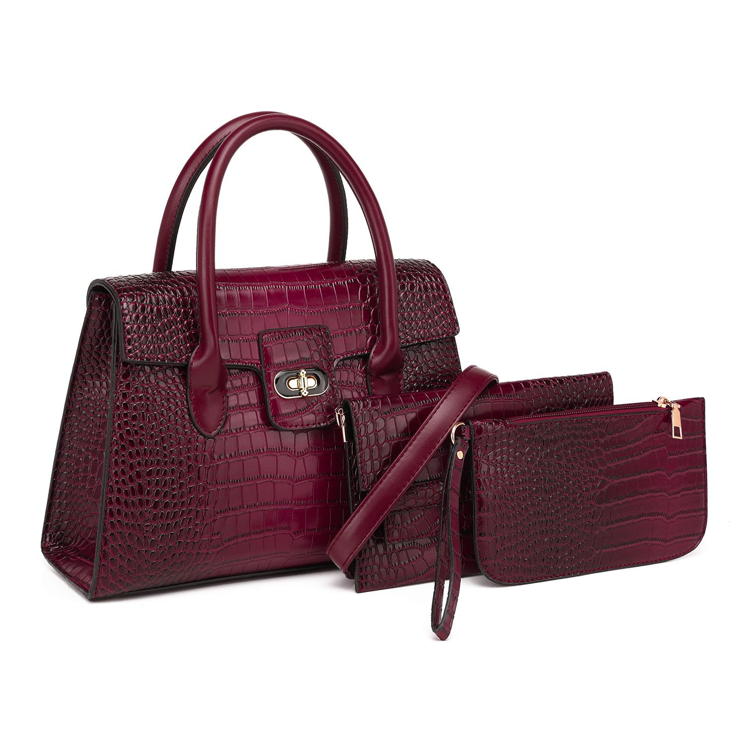 2026 New Fashion Trend Light Luxury Alligator Pattern Women s Tote Bag вина червоного кольору
2026 New Fashion Trend Light Luxury Alligator Pattern Women s Tote Bag вина червоного кольору