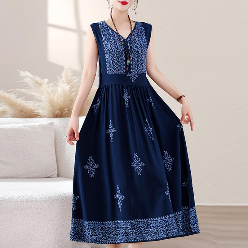 Элегантное летнее женское летнее платье, повседневное платье без рукавов, длинные платья, одежда для женщин больших размеров 2XL
Элегантное летнее женское летнее платье, повседневное платье без рукавов, длинные платья, одежда для женщин больших размеров 2XL