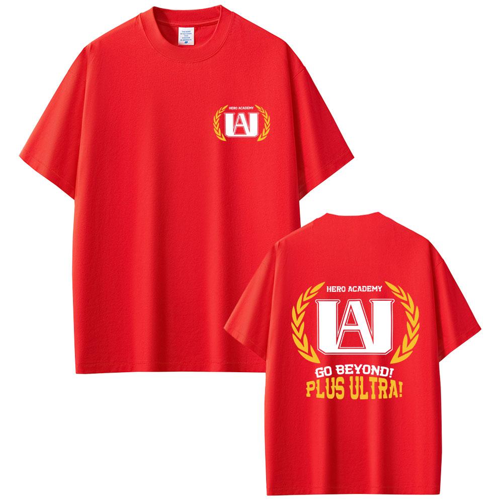 Anime My Hero Academia Go Beyond Plus Ultra Graphic T Shirts Unisex Women Casual Soft Cotton T-shirt Male Unisexga Oversized Tshirt S
Anime My Hero Academia Go Beyond Plus Ultra Graphic T Shirts Unisex Women Casual Soft Cotton T-shirt Male Unisexga Oversized Tshirt S