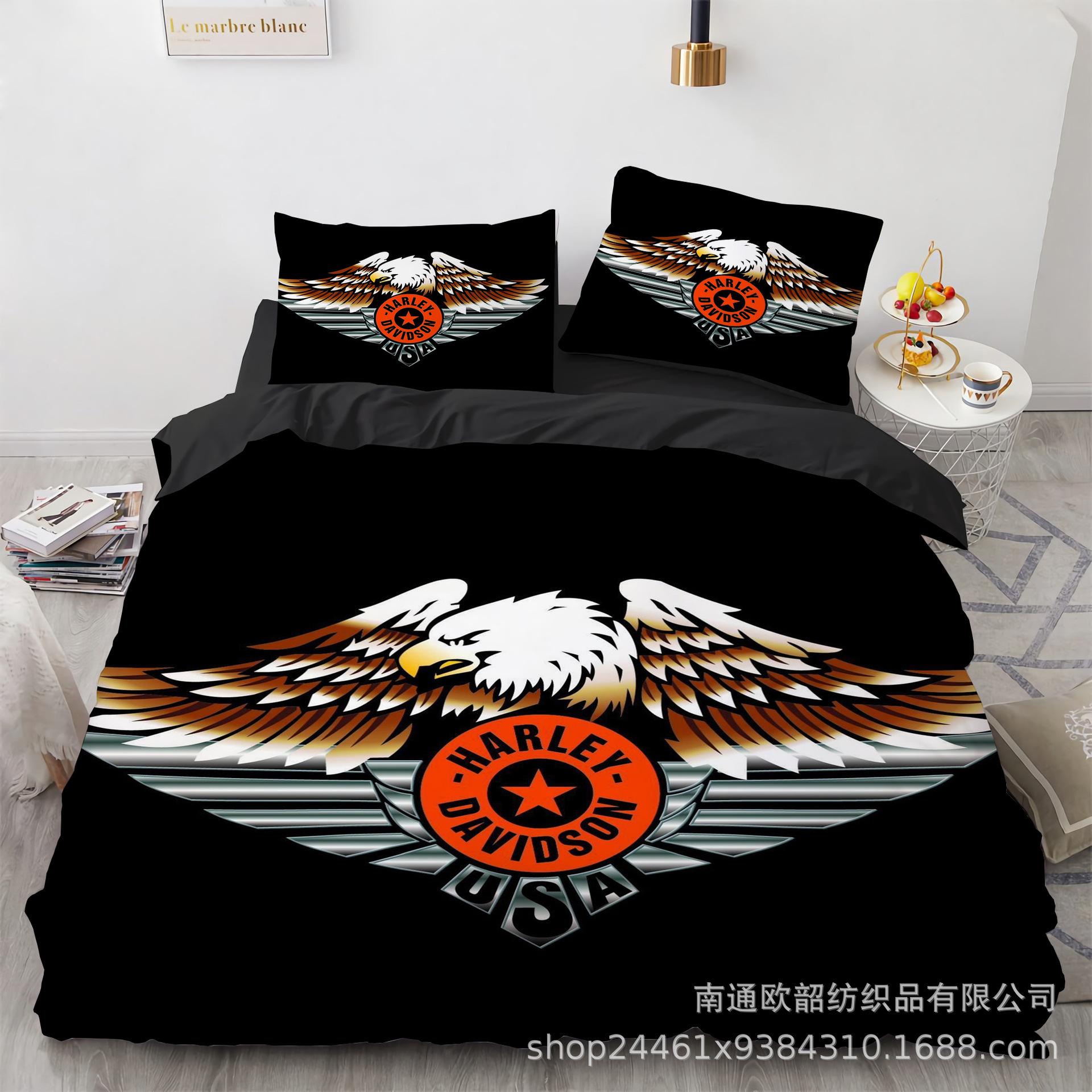 Digital Printing Bedding Three-Piece Bed Cover Quilt Cover EU Twin 135x200cm
Digital Printing Bedding Three-Piece Bed Cover Quilt Cover EU Twin 135x200cm