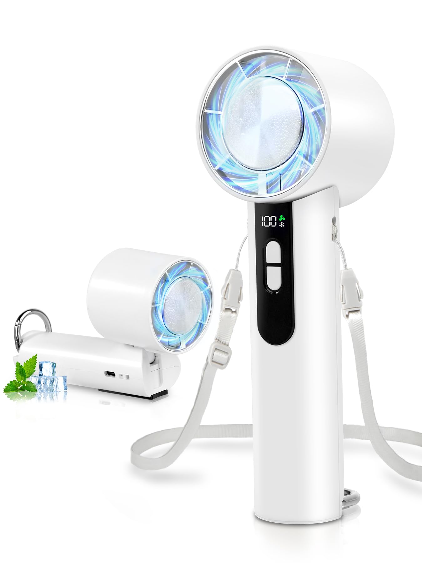 Handheld Fan with Cooling Plate for Summer 2025 High Airflow and Extreme Handheld Fan with 100 Speed Powerful Handheld Foldable Mini Fan with білий
Handheld Fan with Cooling Plate for Summer 2025 High Airflow and Extreme Handheld Fan with 100 Speed Powerful Handheld Foldable Mini Fan with білий