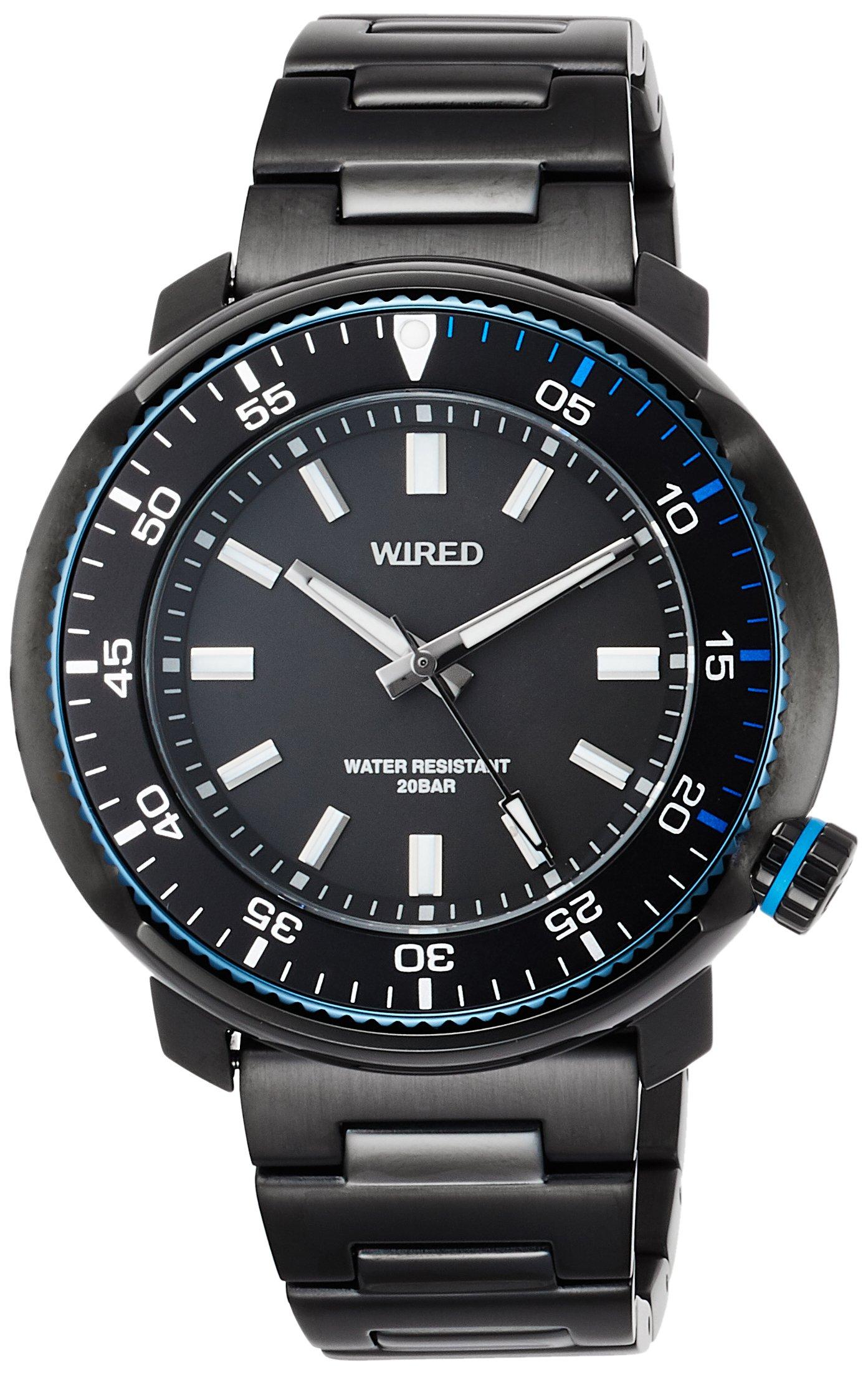 Мужские черные часы Seiko Watch WIRED SOLIDITY с тремя стрелками и вращающимся в обратную сторону безелем AGAJ406
Мужские черные часы Seiko Watch WIRED SOLIDITY с тремя стрелками и вращающимся в обратную сторону безелем AGAJ406