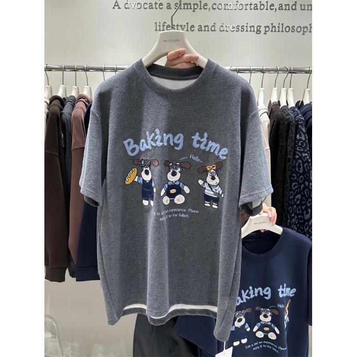Autumn/Winter Oversized Heavy Embroidery Dog Medium-Long Short-Sleeve Women s Top 2XL (165-185 jin) сірий колір
Autumn/Winter Oversized Heavy Embroidery Dog Medium-Long Short-Sleeve Women s Top 2XL (165-185 jin) сірий колір