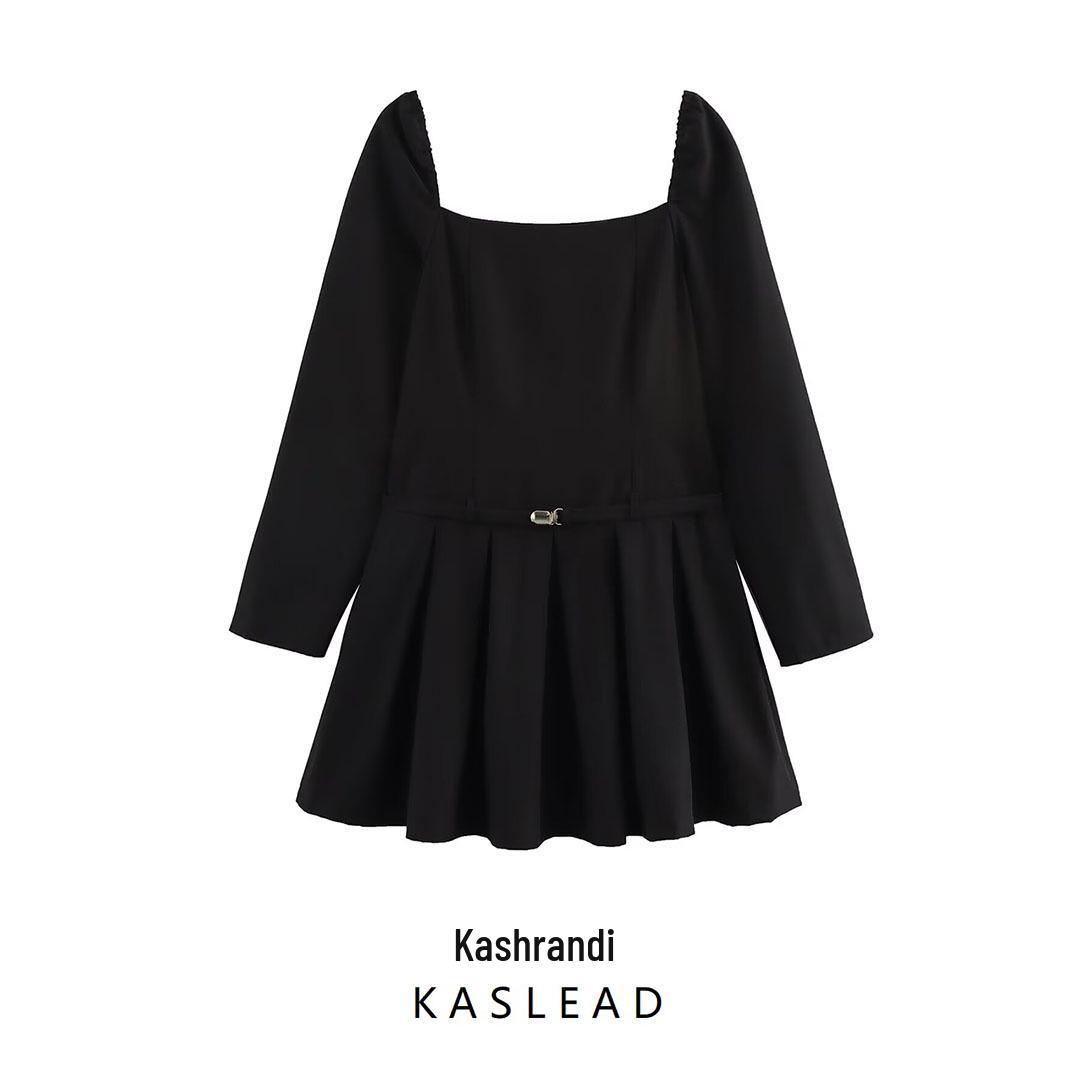 2024 Winter Women s Square Neck Pleated Dress - European & American Style Fashion Large
2024 Winter Women s Square Neck Pleated Dress - European & American Style Fashion Large