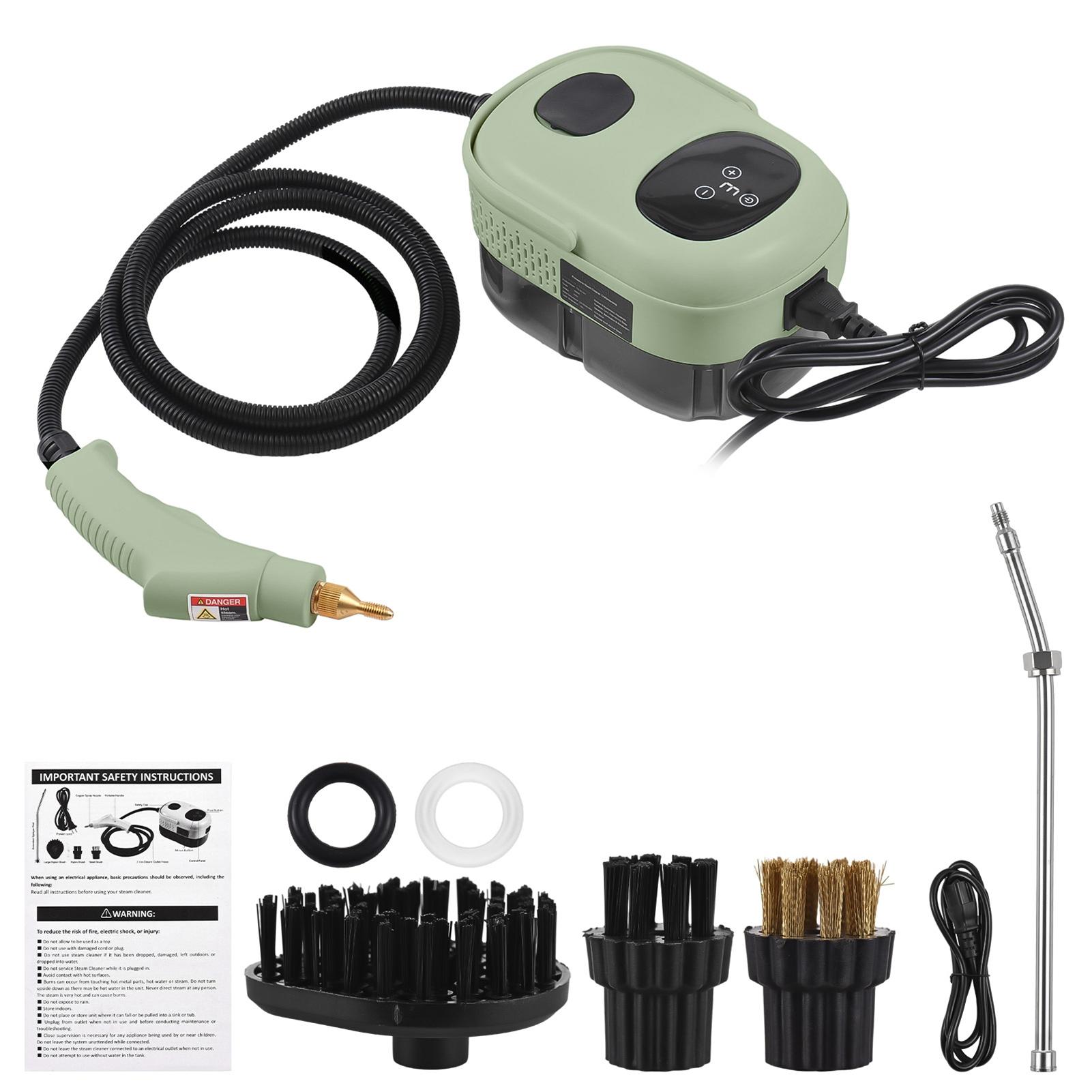 2500W High Pressure Steam Cleaner High Temperature Pressurized Steam Cleaning Machine 1100ml 3 Bar Portable Handheld Steam Clean US зелёный
2500W High Pressure Steam Cleaner High Temperature Pressurized Steam Cleaning Machine 1100ml 3 Bar Portable Handheld Steam Clean US зелёный
