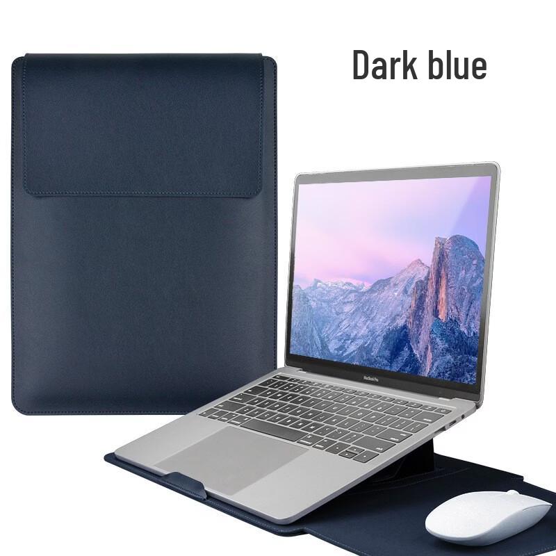 Leather Laptop Sleeve Bag with Stand
Leather Laptop Sleeve Bag with Stand