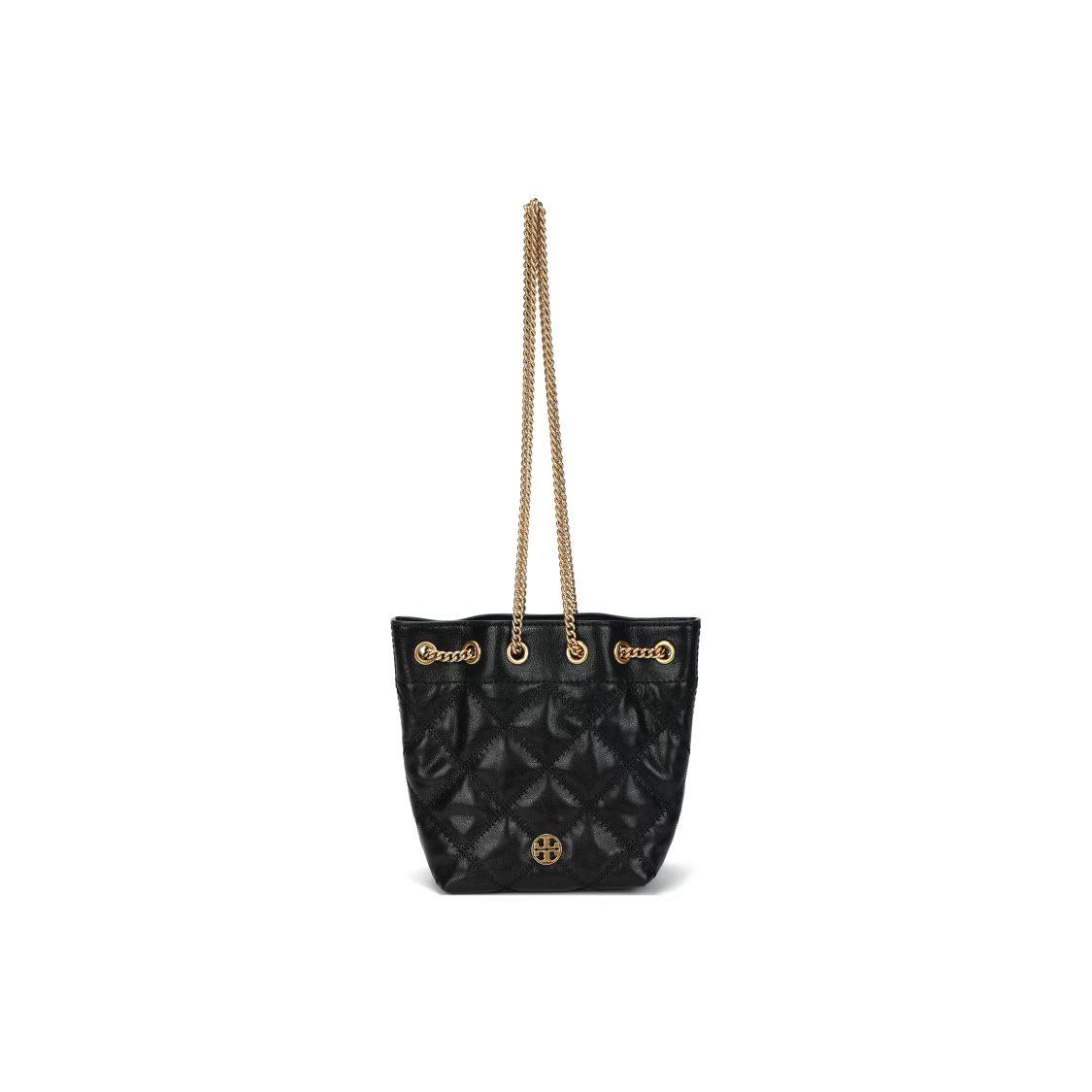 Tory Burch Metal Logo Chain Shoulder Strap Leather Bucket Bag Crossbody Shoulder Bag Women Bags Black 163517-001 Basic Set (Bag+Dust Bag)
Tory Burch Metal Logo Chain Shoulder Strap Leather Bucket Bag Crossbody Shoulder Bag Women Bags Black 163517-001 Basic Set (Bag+Dust Bag)