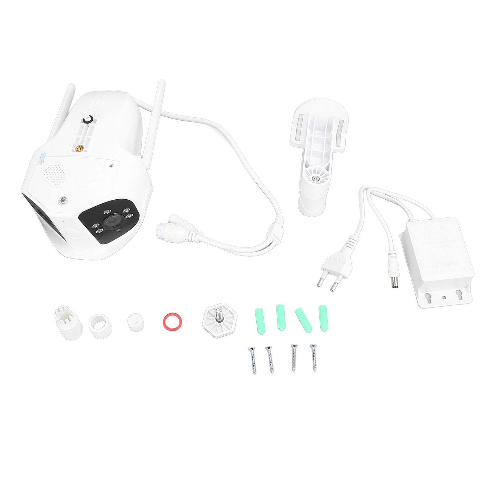 Dual Lens Security Camera 1080P HD 165 Degree Wide Angle Two Way Talk Wireless Outdoor Surveillance
Dual Lens Security Camera 1080P HD 165 Degree Wide Angle Two Way Talk Wireless Outdoor Surveillance