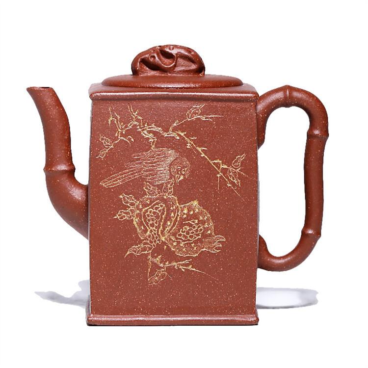 150 мл Винтажный чайник из фиолетовой глины Исин, квадратный чайник из бамбука ручной работы, чайник из сырой руды, глиняный чайник, набор для чая «Цзыша», ремесло
150 мл Винтажный чайник из фиолетовой глины Исин, квадратный чайник из бамбука ручной работы, чайник из сырой руды, глиняный чайник, набор для чая «Цзыша», ремесло