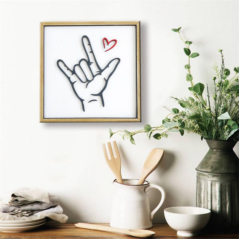 I Love You Gesture Stereoscopic Photo Frame Wooden Hand Love Sign For Home Room Living Room Office Decor
I Love You Gesture Stereoscopic Photo Frame Wooden Hand Love Sign For Home Room Living Room Office Decor