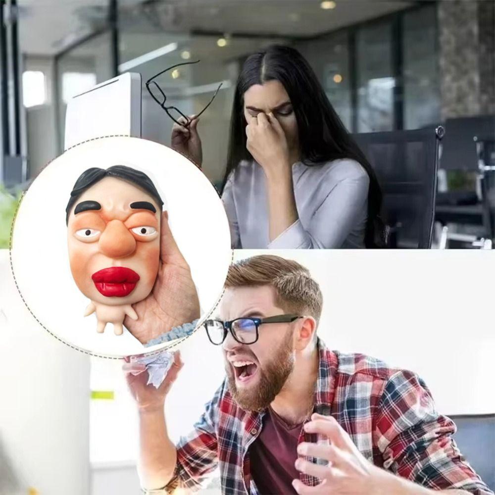 Slow Rebound Ugly Facial Squeeze Toy Kneading Spoof Figure Fidgeting Toys Birthday Kids Gift Style B
Slow Rebound Ugly Facial Squeeze Toy Kneading Spoof Figure Fidgeting Toys Birthday Kids Gift Style B
