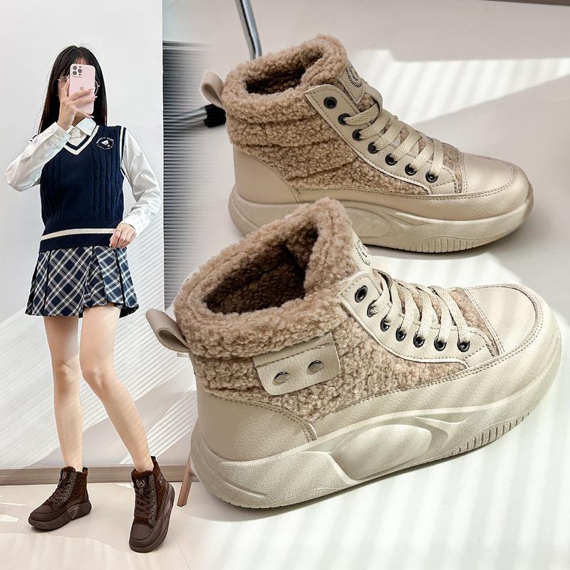 Кроссовки женские на платформе Zapatillas, зимние плюшевые ботинки для снега, высокие теплые хлопковые туфли, универсальная повседневная обувь для женщин, Botas Mujer 35 чёрный
Кроссовки женские на платформе Zapatillas, зимние плюшевые ботинки для снега, высокие теплые хлопковые туфли, универсальная повседневная обувь для женщин, Botas Mujer 35 чёрный