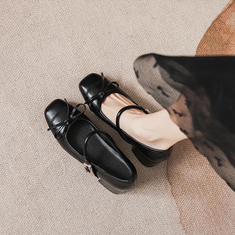 New Mary Jane shoes women s thick heel inner height increase bow round head shallow mouth one-word buckle soft-soled non-slip single shoes 39
New Mary Jane shoes women s thick heel inner height increase bow round head shallow mouth one-word buckle soft-soled non-slip single shoes 39