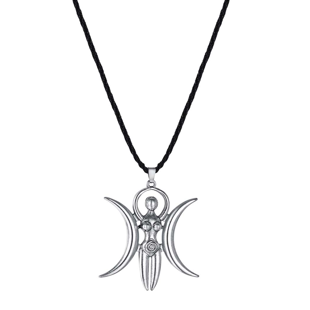 Kinitial Retro Triple Moon Goddess Mother Amulet Necklaces For Women Men Symbol Crescent Moon Charm Pendants Choker Jewelry
Kinitial Retro Triple Moon Goddess Mother Amulet Necklaces For Women Men Symbol Crescent Moon Charm Pendants Choker Jewelry