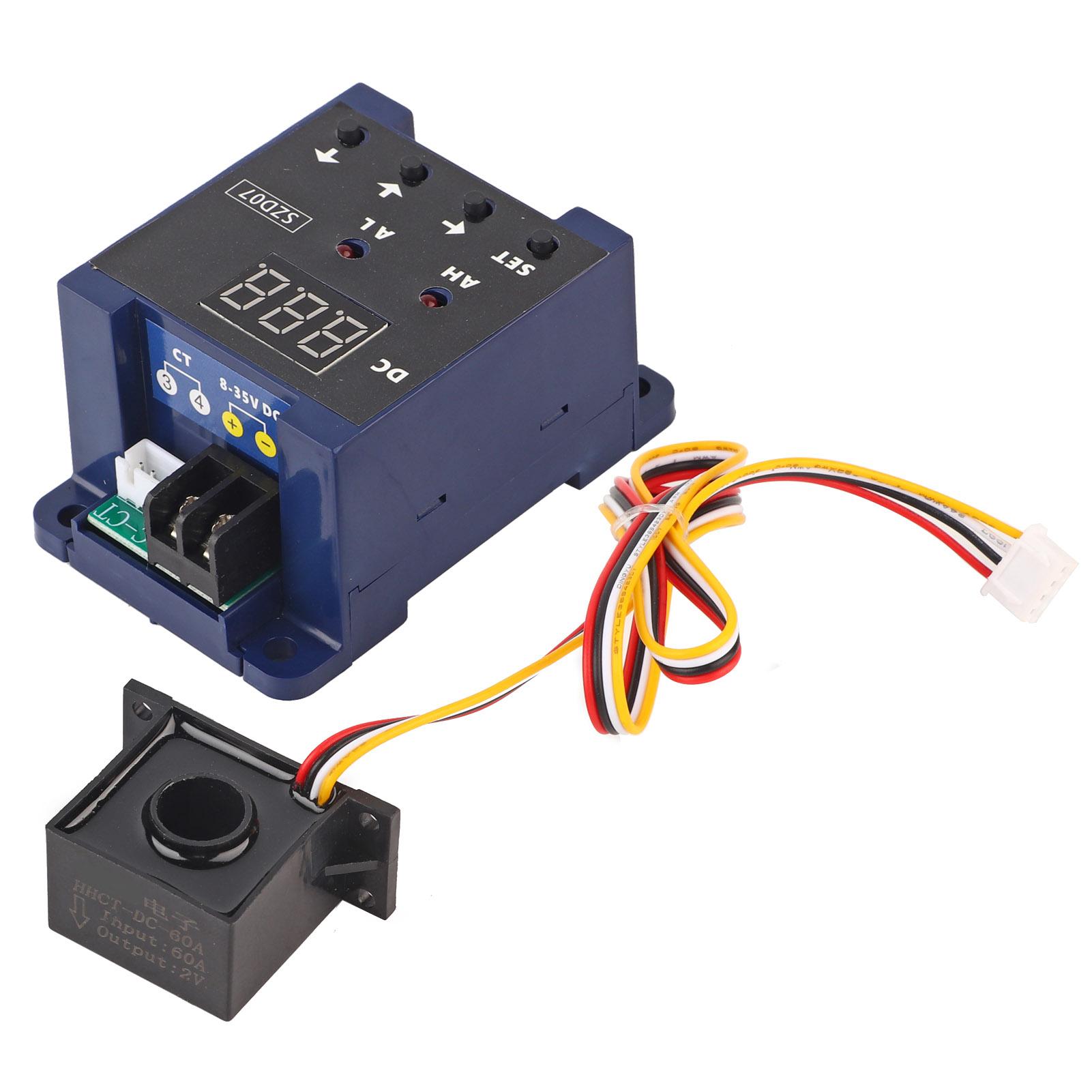 DC Digital Ammeter Current Sensor Switch Overlimit Alarm Overload Protection SZD07 DC835V
DC Digital Ammeter Current Sensor Switch Overlimit Alarm Overload Protection SZD07 DC835V