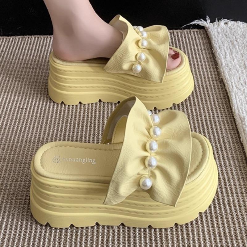 Fashion Summer Bead Pleated Women Slippers High Heels Shoes Platform Elegant Slingback Sandals 2025 Fad New Trends Shoes Dress Zapatos 39 жёлтый
Fashion Summer Bead Pleated Women Slippers High Heels Shoes Platform Elegant Slingback Sandals 2025 Fad New Trends Shoes Dress Zapatos 39 жёлтый