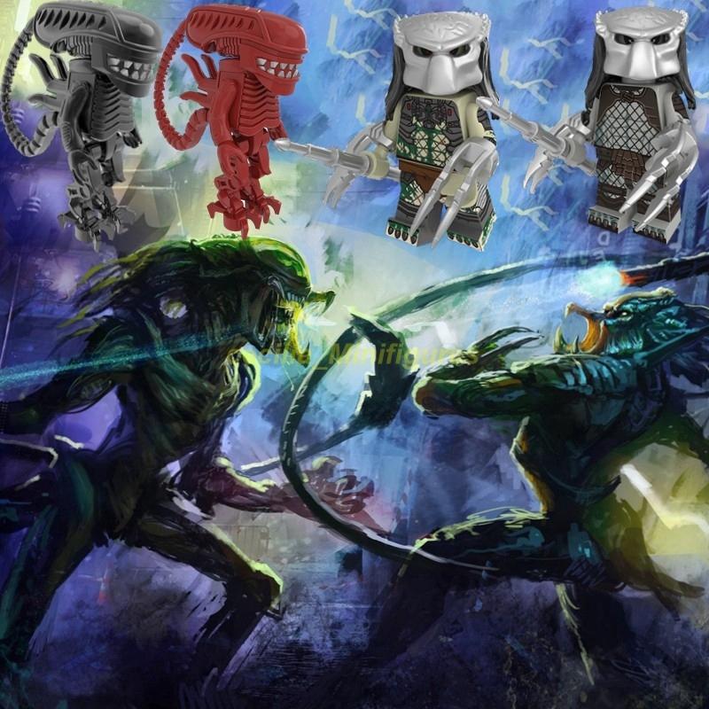Совместимость с минифигурками Lego Alien VS Predator, гаражные комплекты, строительные блоки, игрушки для детей Alien 5
Совместимость с минифигурками Lego Alien VS Predator, гаражные комплекты, строительные блоки, игрушки для детей Alien 5