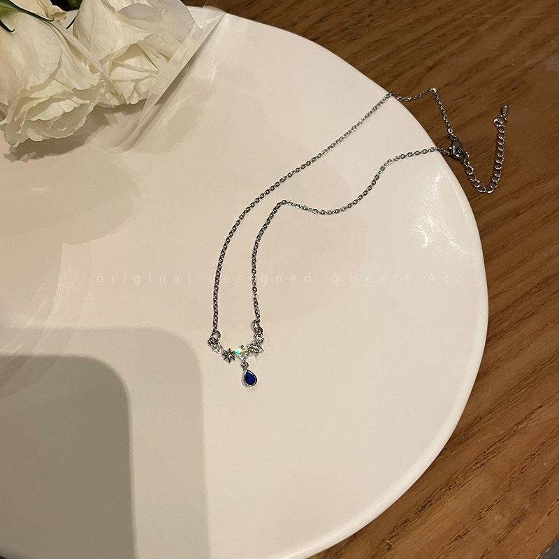 Blue Zircon Water Drop Necklace Women S Summer Light Luxury Niche Design Sense Sweet And Cool Accessories Temperament High Sense Collarbone Chain
Blue Zircon Water Drop Necklace Women S Summer Light Luxury Niche Design Sense Sweet And Cool Accessories Temperament High Sense Collarbone Chain