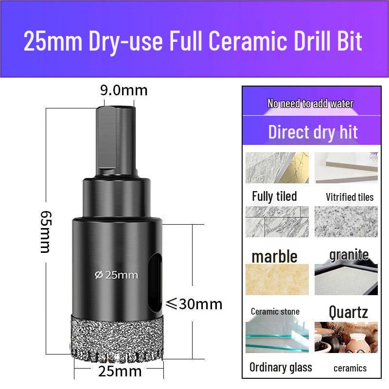 25mm Serrated Tile Drill Bit
25mm Serrated Tile Drill Bit